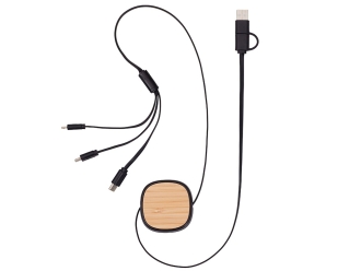 Изображение №4 | Универсальный кабель с ретрактором 3-в-1 «Retrax» (черный)