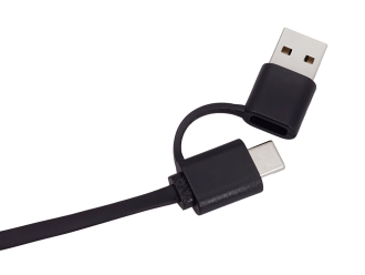 Изображение №6 | Универсальный кабель с ретрактором 3-в-1 «Retrax» (черный)