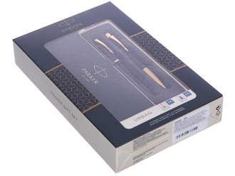 Изображение №3 | Набор Parker Urban: ручка перьевая, ручка шариковая (черный/золотистый)