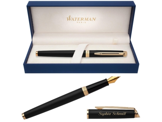 Изображение №5 | Ручка перьевая Hemisphere Matt (черный матовый, золотистый)