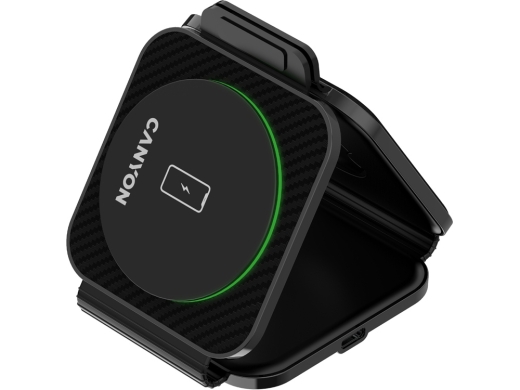 Изображение №4 | Беспроводное зарядное устройство 3-в-1 «WS-305», 15 Вт (черный)