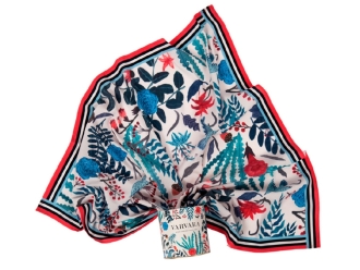 Изображение №1 | Платок «Голубые розы» (мультиколор)