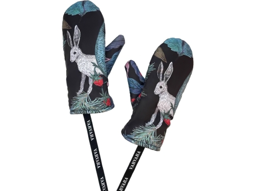 Изображение №2 | Варежки «Зайцы» С лого (мультиколор)