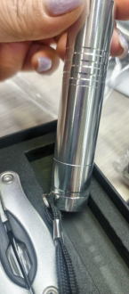 Изображение №10 | Подарочный набор «Scout» с многофункциональным ножом и фонариком (серебристый)