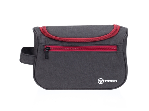 Изображение №1 | Несессер дорожный (бордовый, черный)