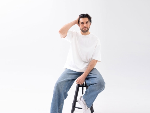 Изображение №6 | Футболка оверсайз «Beta.01» унисекс XS-S (молочный)