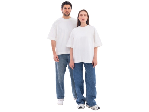 Изображение №8 | Футболка оверсайз «Beta.01» унисекс XS-S (молочный)