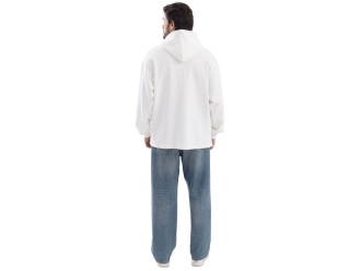 Изображение №4 | Худи оверсайз «Alpha.01» унисекс XS-S (молочный)