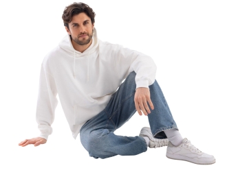 Изображение №6 | Худи оверсайз «Alpha.01» унисекс XS-S (молочный)