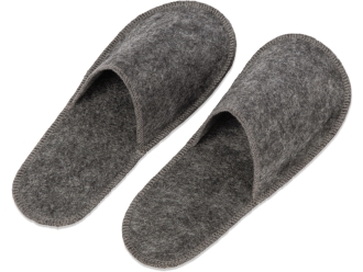 Изображение №1 | Тапочки для бани и сауны «Healing» (серый графит)