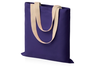 Изображение №1 | Сумка для шопинга «Steady» хлопковая с парусиновыми ручками, 260 г/м2 (синий)