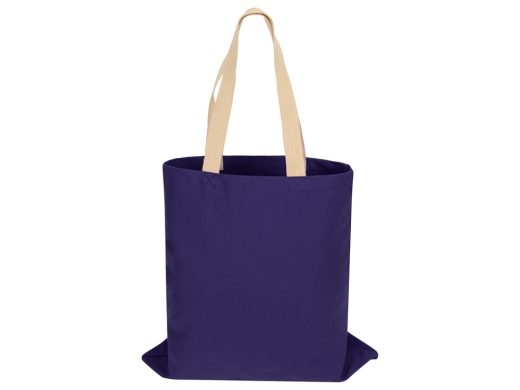 Изображение №3 | Сумка для шопинга «Steady» хлопковая с парусиновыми ручками, 260 г/м2 (синий)