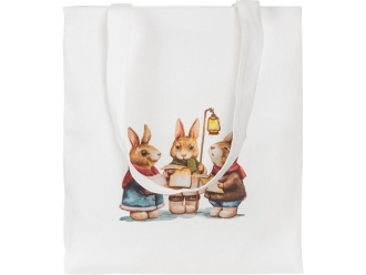 Изображение №4 | Сумка «Element» из хлопка для покупок (белый)