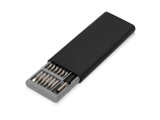 Изображение №1 | Отвертка с набором из 24 насадок «Bits» (черный, серый)