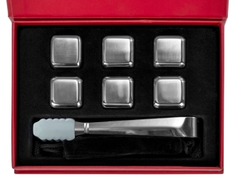 Изображение №2 | Набор для виски «Skye» (серебристый, черный)