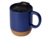 Изображение №1 | Кружка с пробковым дном и крышкой «Denpasar» (синий матовый)