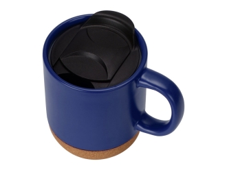Изображение №2 | Кружка с пробковым дном и крышкой «Denpasar» (синий матовый)