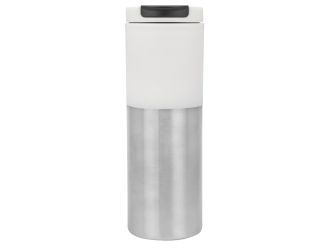 Изображение №4 | Термокружка «Vertex» (белый/серебристый)