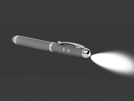 Изображение №3 | Ручка-стилус шариковая «Каспер» 3 в 1 (серебристый)