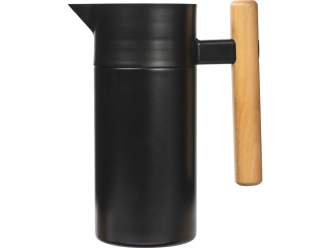 Изображение №3 | Вакуумный термокувшин с ситечком «Arctic» (черный, натуральный)