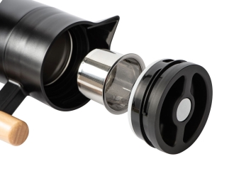 Изображение №6 | Вакуумный термокувшин с ситечком «Arctic» (черный, натуральный)