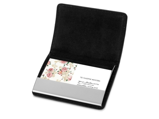 Изображение №3 | Визитница «Намибия» (черный/серебристый)