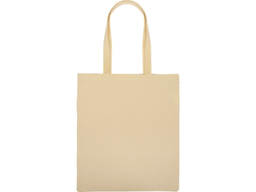 Изображение №7 | Сумка для шопинга «Twin» двухцветная из хлопка, 180 г/м2 (черный/натуральный)