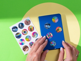 Изображение №5 | Сет объемных стикеров из эпоксидной смолы А6 (белый)