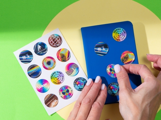 Изображение №3 | Сет объемных стикеров из эпоксидной смолы А6 (белый)