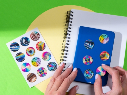 Изображение №4 | Сет объемных стикеров из эпоксидной смолы А6 (белый)