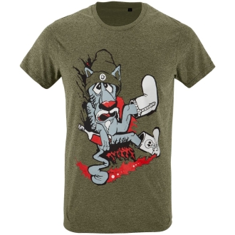 Изображение №1 | Футболка мужская «Ну, накати!», хаки, размер S