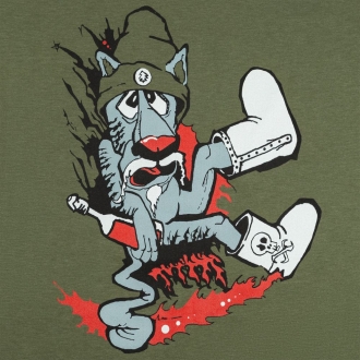 Изображение №2 | Футболка мужская «Ну, накати!», хаки, размер S