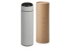 Изображение №1 | Вакуумный термос «Module X» с индикатором температуры и медной изоляцией, 500 мл, крафтовый тубус (серый)
