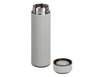 Изображение №2 | Вакуумный термос «Module X» с индикатором температуры и медной изоляцией, 500 мл, крафтовый тубус (серый)