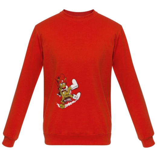 Изображение №2 | Толстовка «Ну, накати!», красная, размер S