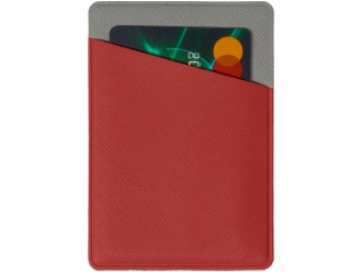 Изображение №4 | Картхолдер на 3 карты вертикальный «Favor» (красный/серый)