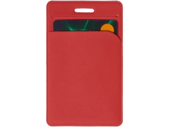 Изображение №4 | Чехол для пропуска с отделением для карты «Favor» (красный)