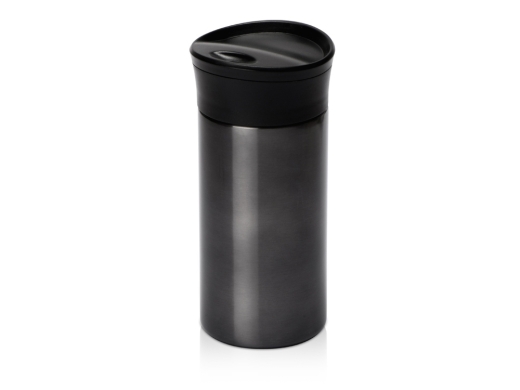 Изображение №2 | Вакуумная герметичная термокружка «Upgrade» (темно-серый/черный)