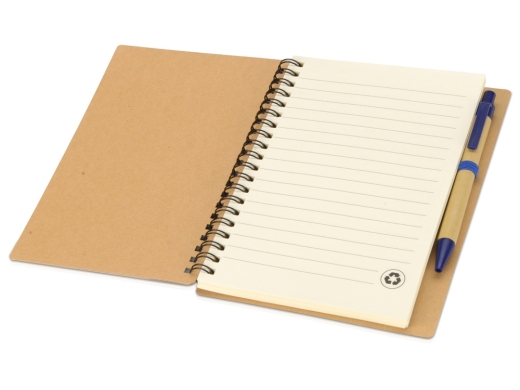 Изображение №2 | Блокнот «Priestly» с ручкой (натуральный/темно-синий)