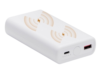 Изображение №4 | Внешний беспроводной аккумулятор 2-в-1 с функцией зарядки Apple Watch, QC/PD «AtomIQ», 10000 мАч (белый)