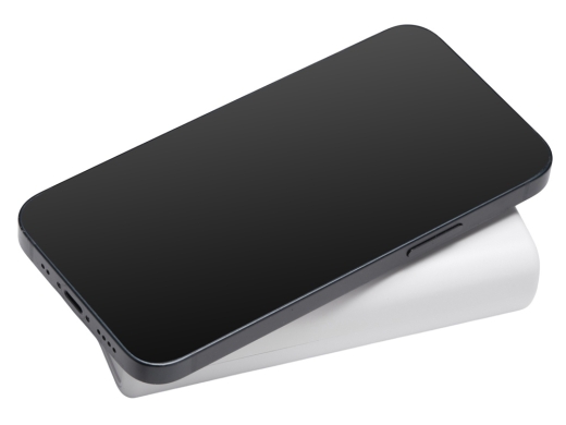 Изображение №3 | Внешний беспроводной аккумулятор 2-в-1 с функцией зарядки Apple Watch, QC/PD «AtomIQ», 10000 мАч (белый)