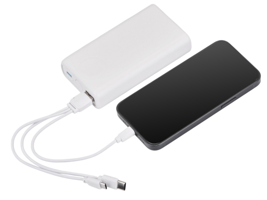 Изображение №14 | Внешний беспроводной аккумулятор 2-в-1 с функцией зарядки Apple Watch, QC/PD «AtomIQ», 10000 мАч (белый)