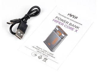 Изображение №8 | Внешний аккумулятор «CORE X», 10000 mAh (черный)