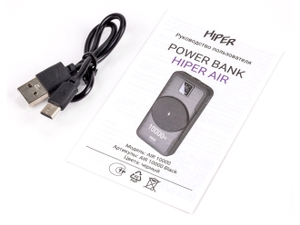 Изображение №7 | Внешний беспроводной аккумулятор «AIR», 10000 mAh (черный)