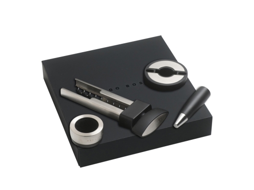 Изображение №4 | Подарочный набор аксессуаров для вина «Distinct» (черный/серебристый)