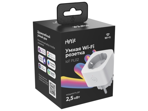 Изображение №5 | Умная розетка Wi-Fi «IoT PL02» (белый)