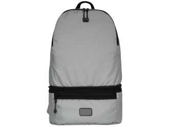 Изображение №5 | Рюкзак-трансформер 2-в-1 «Athletica» водостойкий с поясной сумкой из переработанного пластика (серый)