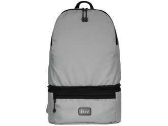 Изображение №6 | Рюкзак-трансформер 2-в-1 «Athletica» водостойкий с поясной сумкой из переработанного пластика (серый)