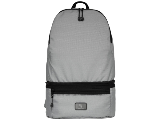 Изображение №7 | Рюкзак-трансформер 2-в-1 «Athletica» водостойкий с поясной сумкой из переработанного пластика (серый)