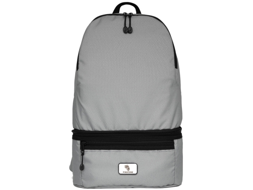 Изображение №10 | Рюкзак-трансформер 2-в-1 «Athletica» водостойкий с поясной сумкой из переработанного пластика (серый)